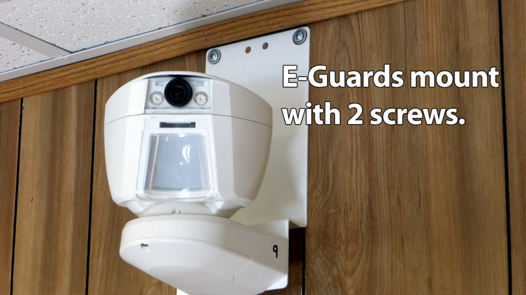 E-Guards mount with 2 Screws