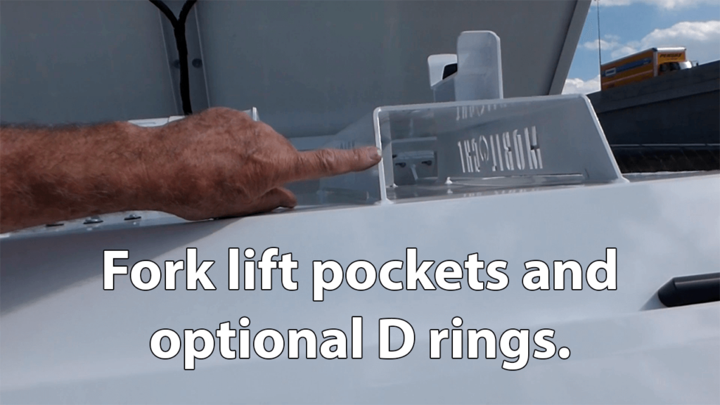 Fork lift pockets