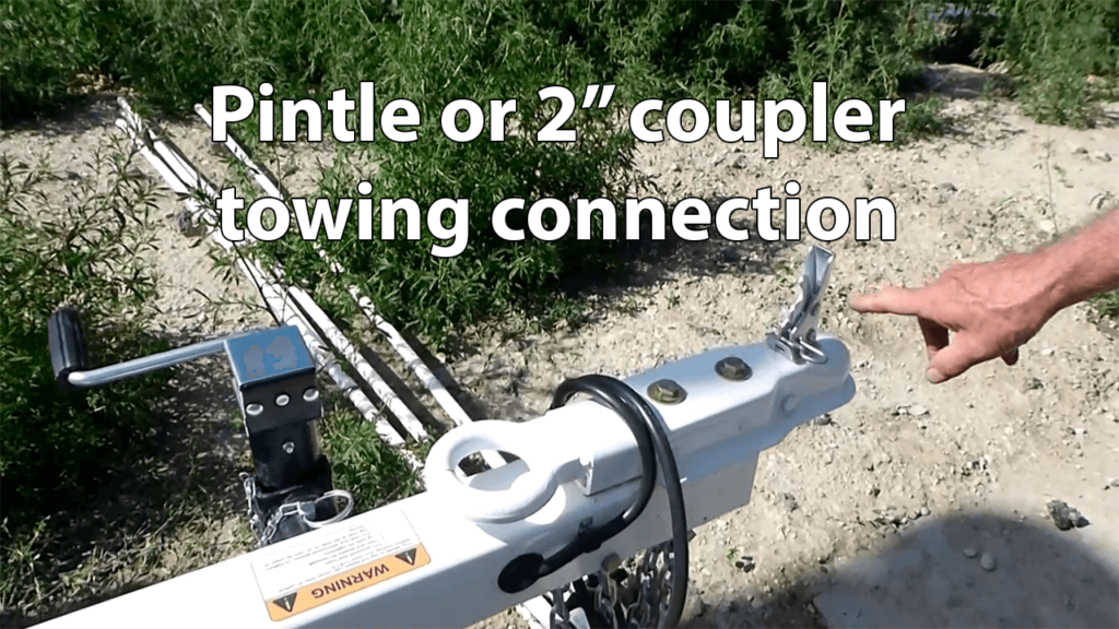 Pintle or 2 coupler towing connection